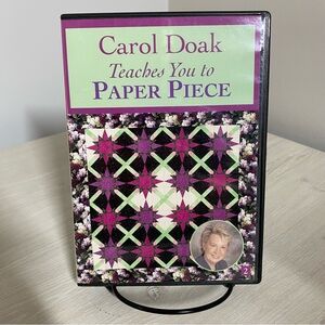 Carol Doak Teaches You to Paper Piece (DVD 2006) Paper Piecing C&T Publishing
